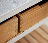 Cane-line Sticks Kitchen Storage Box, Boite de rangement en teck 48x45cm (3512TEAKBOX) 