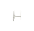 Cane-line Twist Coffee Piètement pour Table basse Small Ø 45cm H:37cm, plateau non inclus (5010) Sand (Aluminium) 