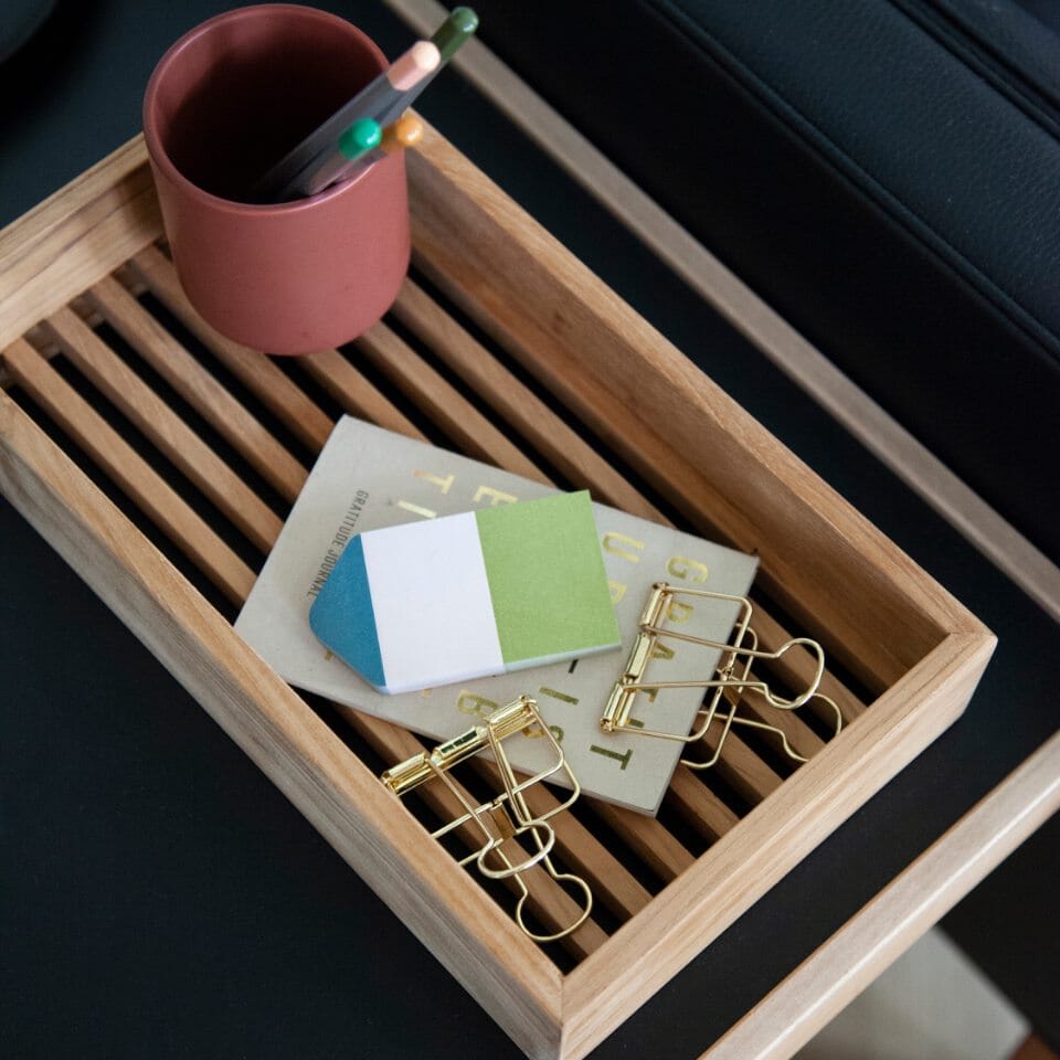 Cinas Bath Plateau 30x16cm teck 