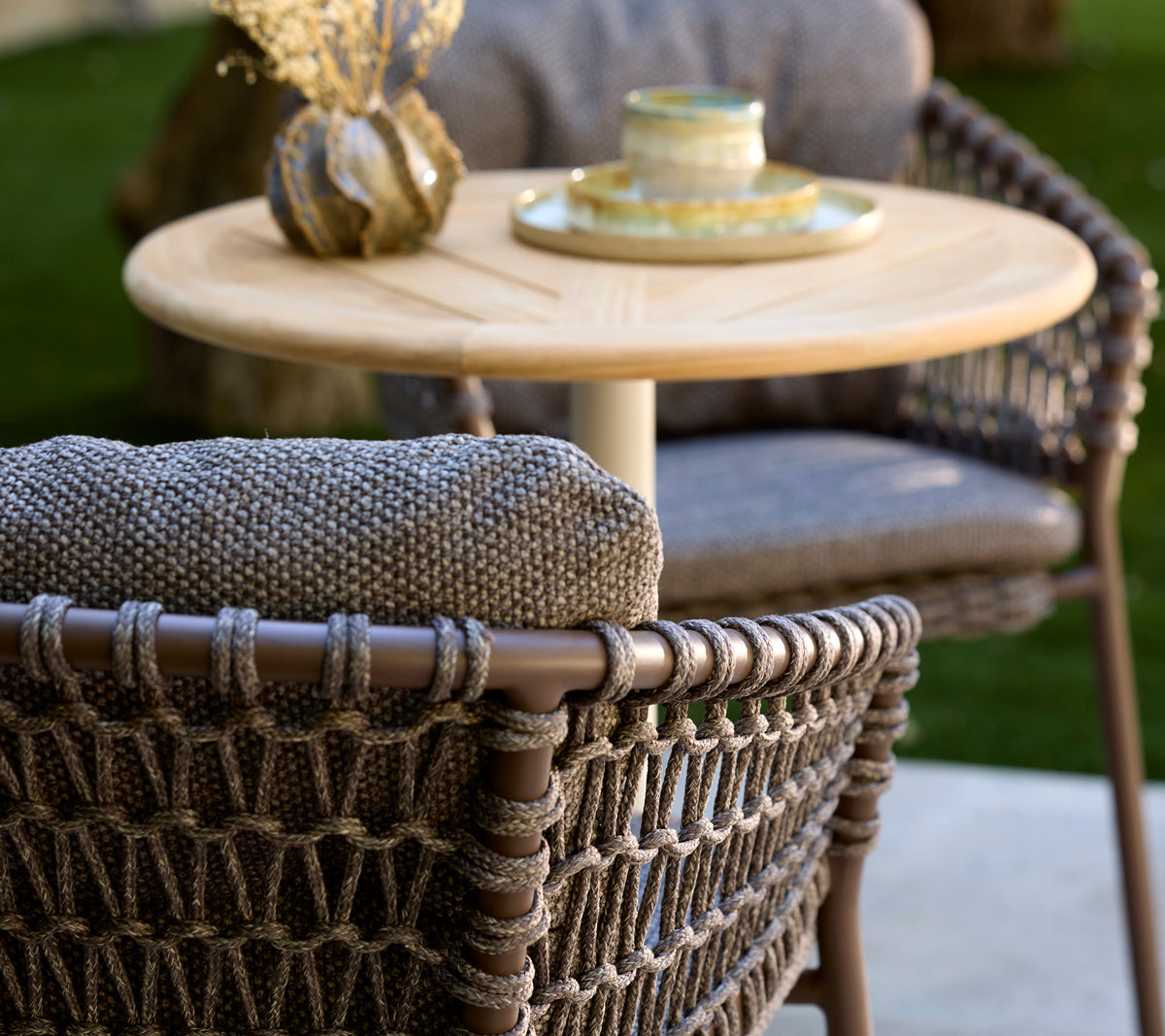 Cane-line Ocean Fauteuil repas empilable, coussins non inclus (5417)