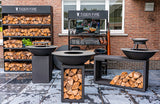 Tiger Fire Firewood rack 160x45cm H:220cm