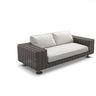 Dedon Paros 2-seater / Canapé 2 places, Coussins non inclus Silt 162 / Black Pepper 317