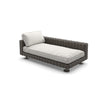 Dedon Paros Right Corner Module, Coussins non inclus Silt 162 / Black Pepper 317