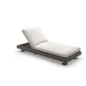 Dedon Paros Beach Chair, Coussins non inclus Silt 162 / Black Pepper 317