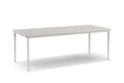 Dedon Bellmonde Table repas L, 220x95cm, avec plateau mineral composite Lipari 304 - Mineral Gray 347 