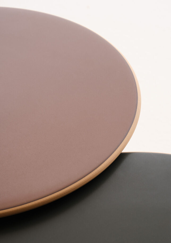 Dedon Porcini Set Side Table / Table d'appoint Ø42cm, hauteur: 51cm, Base tressée