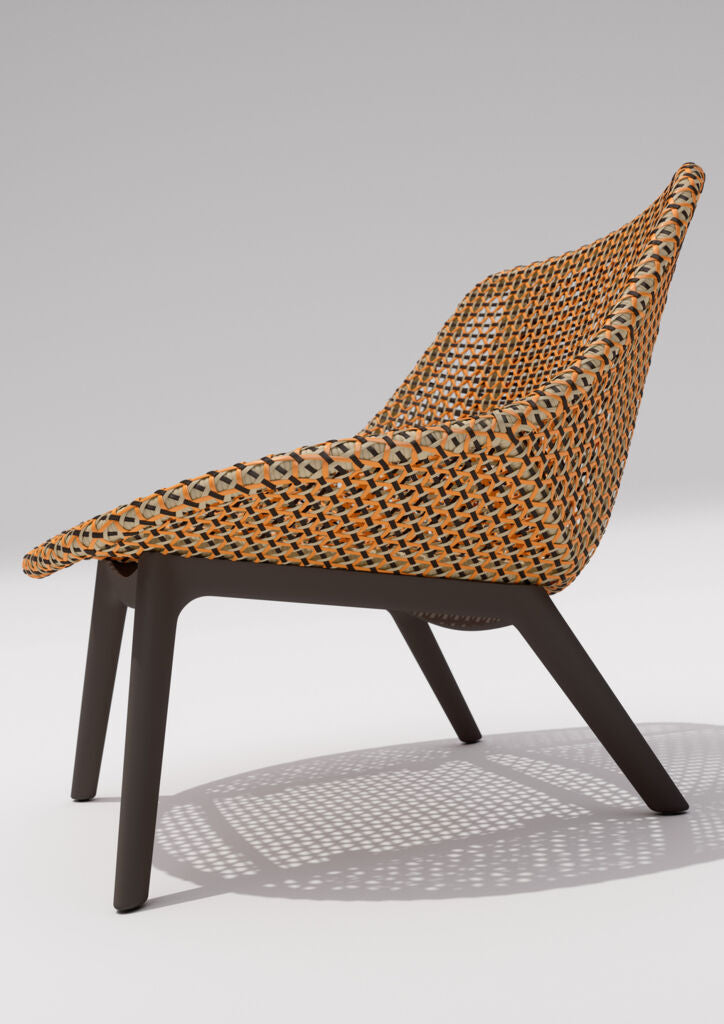 Dedon Mbrace ALU Club chair, Coussins non inclus
