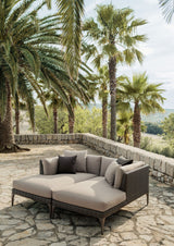 Dedon Mu Daybed Left, Coussins non inclus