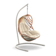 Dedon Kida Set Hanging Lounge chair avec Base, coussins non inclus Glow Touch 170 / Lipari 304 