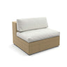 Dedon Lounge Center Module XXL, Coussins non inclus Bleach 066 