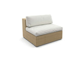 Dedon Lounge Center Module XXL, Coussins non inclus Bleach 066 