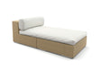 Dedon Lounge Daybed, Coussin non inclus Bleach 066 