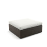 Dedon Lounge FootStool / Tabouret / Repose-pieds 110x110cm, Coussin non inclus Java 018 