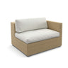 Dedon Lounge Left Module, Coussins non inclus Bleach 066 