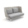 Dedon Mbarq 3-seater / Canapé 3 places high backrest, Coussins non inclus Pepper 115 / Lipari 304 