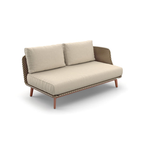 Dedon Mbarq Left Module, Coussins non inclus Chestnut 151 