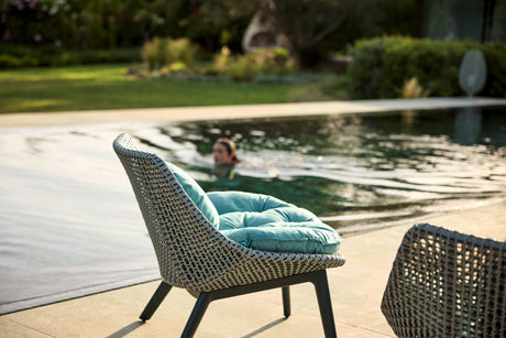 Dedon Mbrace ALU Club chair, Coussins non inclus 