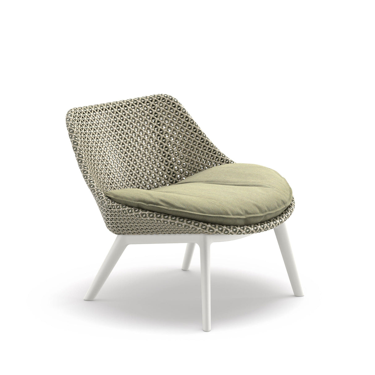Dedon Mbrace ALU Club chair, Coussins non inclus Alloro 120 / Lipari 304 