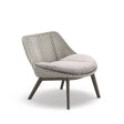 Dedon Mbrace ALU Club chair, Coussins non inclus Pepper 115 / Black Pepper 317 