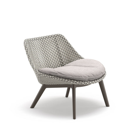 Dedon Mbrace ALU Club chair, Coussins non inclus Pepper 115 / Black Pepper 317 