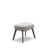 Dedon Mbrace ALU FootStool / Tabouret / Repose-pieds, Coussin non inclus Pepper 115 / Black Pepper 317 