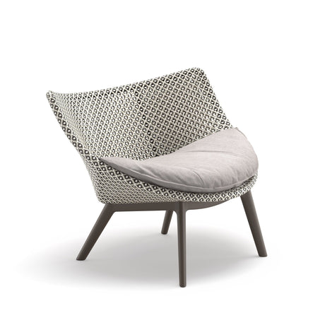 Dedon Mbrace ALU Lounge chair, Coussins non inclus Pepper 115 / Black Pepper 317 