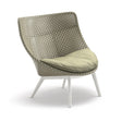 Dedon Mbrace ALU Wing chair, Coussins non inclus Alloro 120 / Lipari 304 