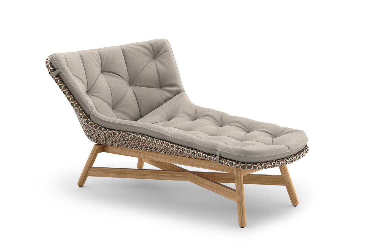 Dedon Mbrace Daybed, Coussins en sus Chestnut 151 