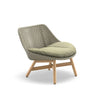 Dedon Mbrace TEAK Club chair, Coussins non inclus Alloro 120 