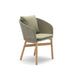 Dedon Mbrace TEAK Fauteuil repas avec Teak Base, Coussins non inclus Alloro 120 