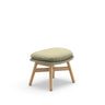 Dedon Mbrace TEAK FootStool / Tabouret / Repose-pieds, Coussin non inclus Alloro 120 
