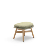 Dedon Mbrace TEAK FootStool / Tabouret / Repose-pieds, Coussin non inclus Alloro 120 