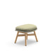 Dedon Mbrace TEAK FootStool / Tabouret / Repose-pieds, Coussin non inclus Alloro 120 
