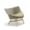 Dedon Mbrace TEAK Lounge chair, Coussins non inclus Alloro 120 
