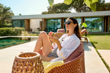 Dedon Ahnda Lounge chair, coussins non inclus