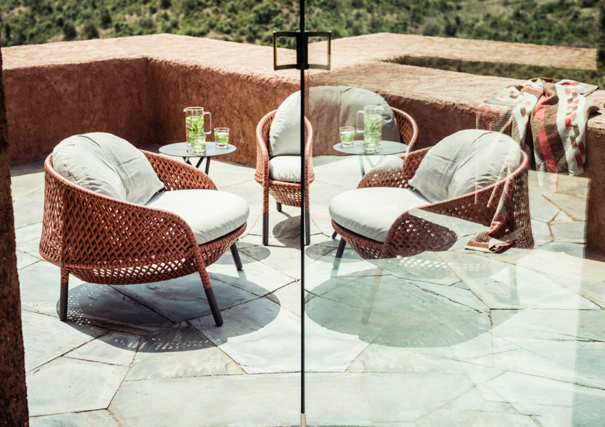 Dedon Ahnda Lounge chair, coussins non inclus