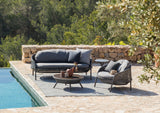 Dedon Ahnda 2-seater / Canapé 2 places, coussins non inclus