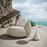 Dedon Satellite Side Table / Table d'appoint Ø40cm H:46.5cm, avec Base en aluminium