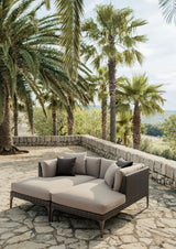 Dedon Mu Daybed Right, Coussins non inclus