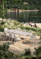 Dedon Bellmonde Table repas L, 220x95cm, avec plateau céramique