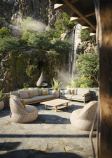 Dedon Dala Lounge chair, coussins non inclus
