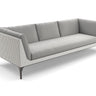 Dedon Mu 4-seater / Canapé 4 places, Coussins non inclus Black Pepper 317 