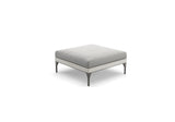 Dedon Mu Base pour FootStool / Tabouret / Repose-pieds / Coffee Table 90x90cm Black Pepper 317 