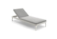 Dedon Mu Chaise longue avec dossier réglable, Coussin non inclus Lipari 304 