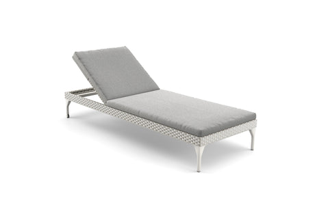 Dedon Mu Chaise longue avec dossier réglable, Coussin non inclus Lipari 304 