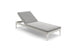 Dedon Mu Chaise longue avec dossier réglable, Coussin non inclus Lipari 304 