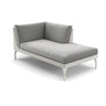 Dedon Mu Daybed Left, Coussins non inclus Lipari 304 