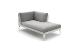 Dedon Mu Daybed Left, Coussins non inclus Lipari 304 