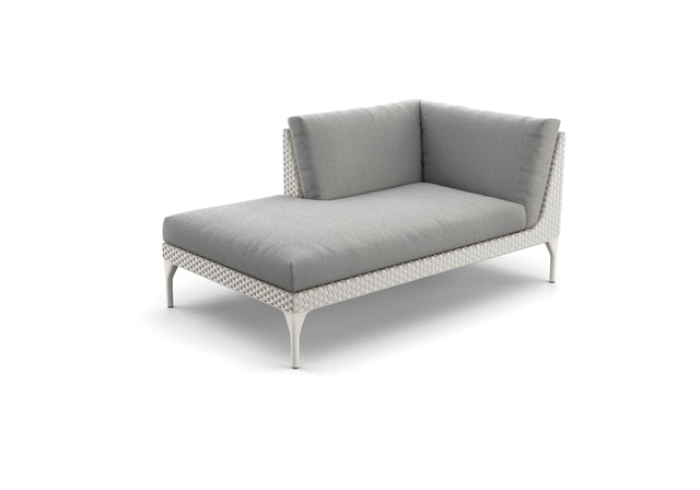 Dedon Mu Daybed Right, Coussins non inclus Lipari 304 