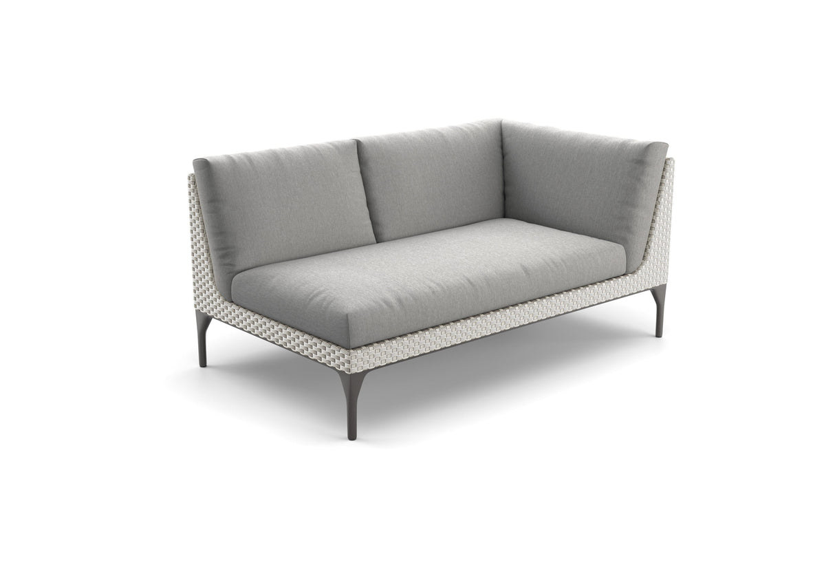 Dedon Mu Left Module, Coussins non inclus Black Pepper 317 